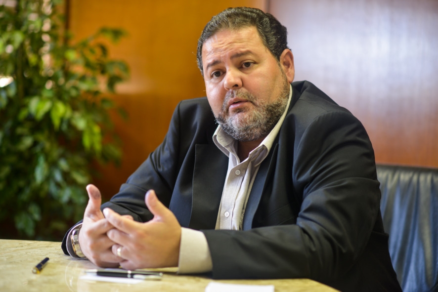 O vereador Justino Malheiros (PV), presidente da Cmara Municipal de Cuiab