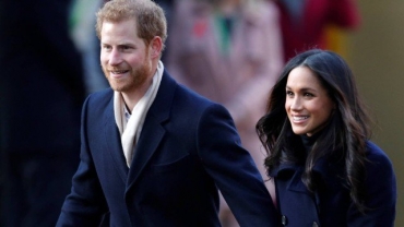  Prncipe Harry e a noiva, atriz Meghan Markle, em evento em Nottingham
