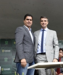 O prefeito Emanuel Pinheiro e o procurador Nestor Fidlis, que foram notificados