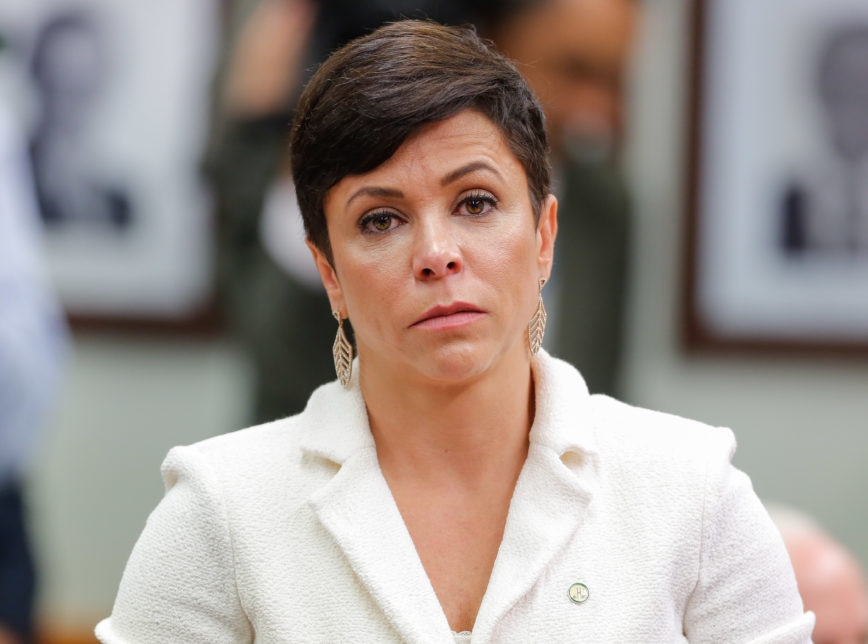 A deputada federal Cristiane Brasil (RJ), indicada pelo PTB para assumir o Ministrio do Trabalho