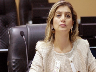 A prefeita afastada de Juara, Luciane Bezerra: cheques para empresa de prima