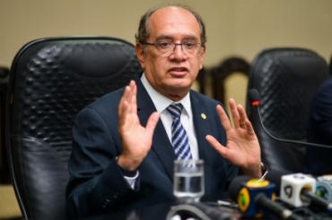 O ministro Gilmar Mendes: decis�o favor�vel em processo