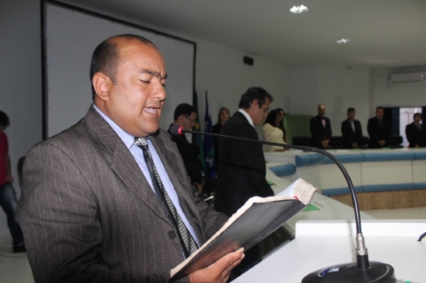 O vereador Alexandre Rodrigo Ribeiro Vieira