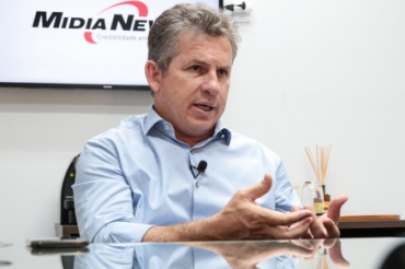 O governador eleito, Mauro Mendes, que citou 