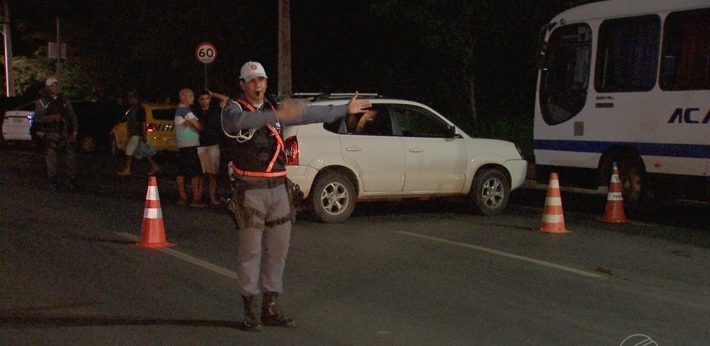 30 Blitz Lei Seca realizada pela Deletran-MT  Foto: TVCA/Reproduo