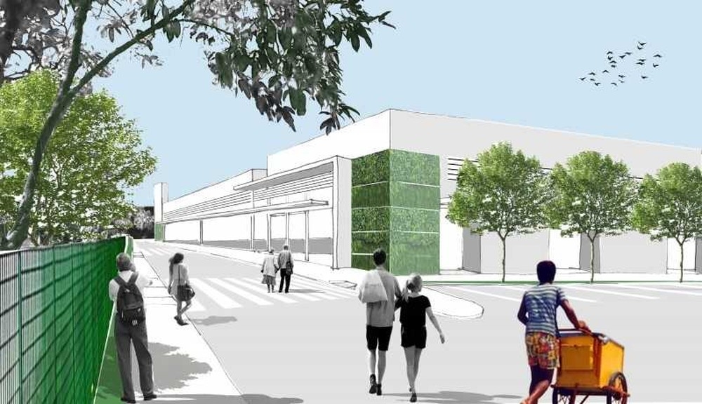 Feira do Porto passar por obra de revitalizao  Foto: Prefeitura de Cuiab/ Divulgao