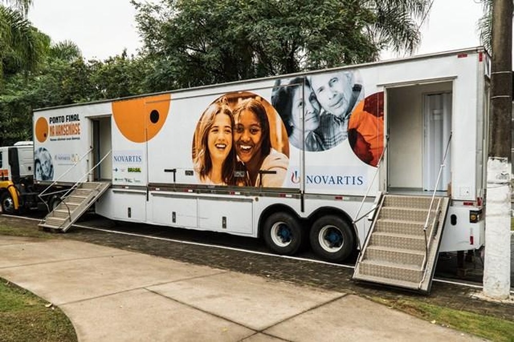 Carreta percorreu 18 municpios  Foto: Ascom/SES-MT