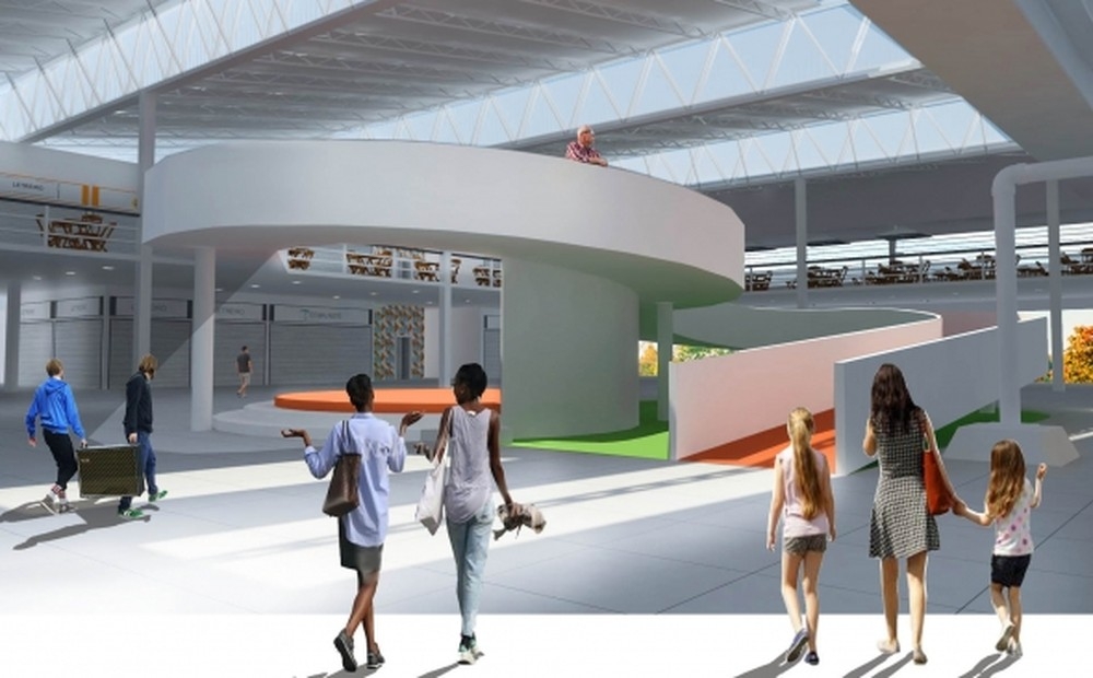 Projeto do novo Mercado do Porto de Cuiab prev ambiente climatizado  Foto: Divulgao/Prefeitura de Cuiab
