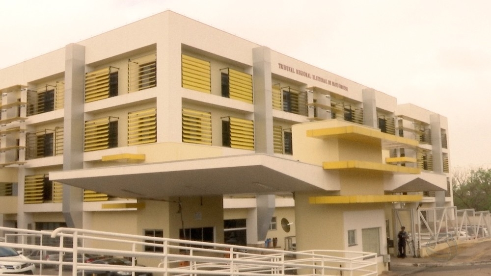 Cerimnia  realizada pelo TRE-MT  Foto: Reproduo/TVCA