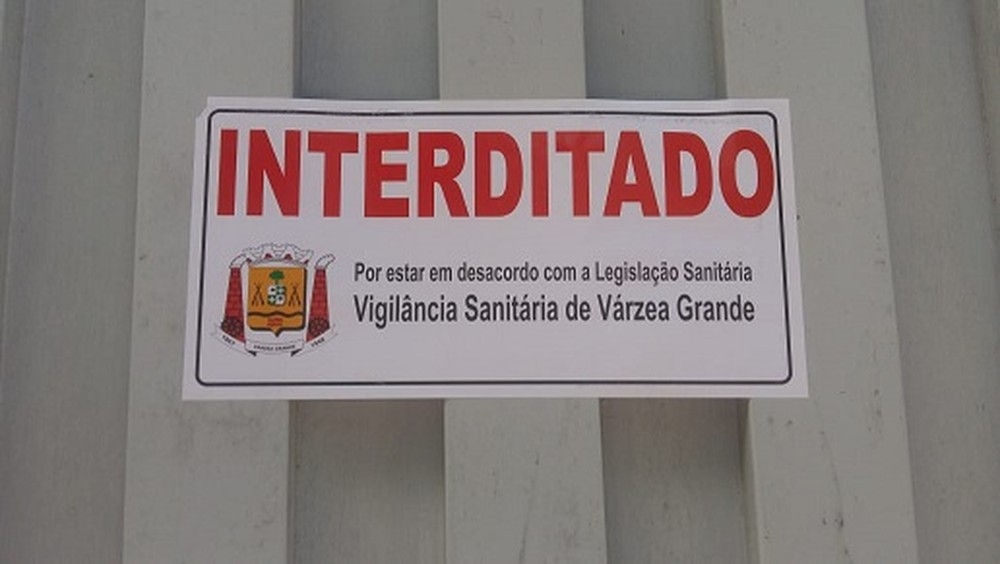 Clnicas foram interditadas em Vrzea Grande, na regio metropolitana de Cuiab  Foto: MPE/Divulgao