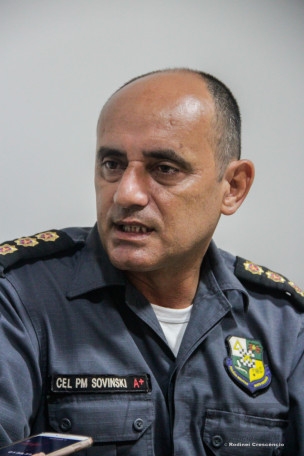 Coronel Marcos Sovinski diz que melhor  no reagir