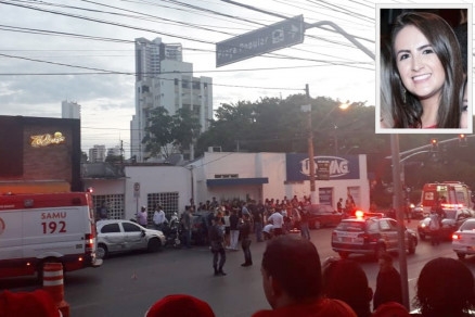 Acidente ocorreu por volta das 5h deste domingo; Myllena de Lacerda Inocncio (detalhe) morreu na hora