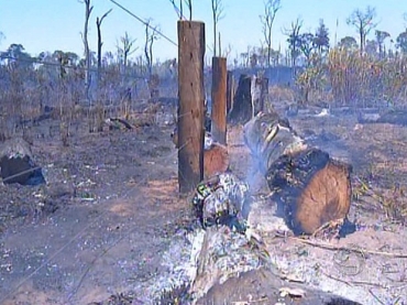 Incndio atinge cerca de 30 propriedades da zona rural de Tangar da Serra