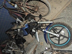 Moto desmanchada apreendida em Cuiab�