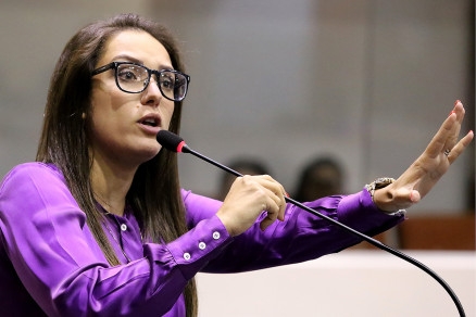 A deputada Janana Riva, que criticou aprovao de contas de ex-governador