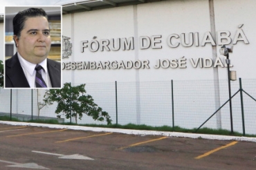 O juiz Roberto Teixeira Seror (detalhe), que negou bloqueio de contas