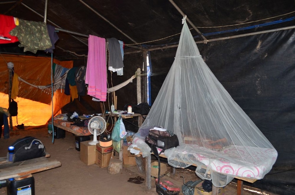 Onze trabalhadores em condio anloga a de escravo so resgatados no Pantanal de MS  Foto: Emerson Arce/TV Morena