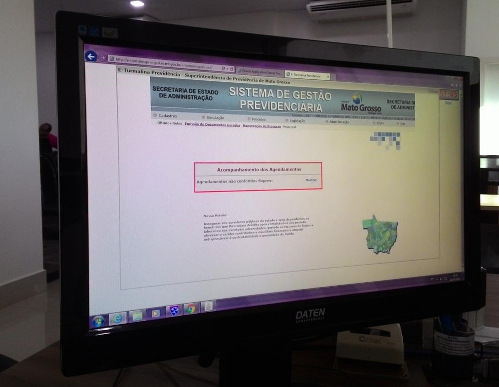 Servidores devem agendar ida ao MT Prev  Foto: Assessoria