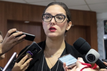 A deputada estadual Janaina Riva, que se diz independente no Parlamento