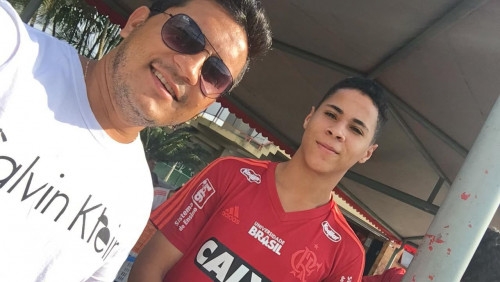 Delrik Brunne acompanha formao do jovem cuiabano, Kenedi Lucas, no Rio de Janeiro