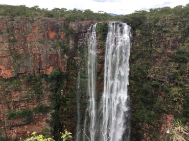 Parque Serra Ricardo Franco abriga a maior cachoeira do estado  Foto: Sema-MT