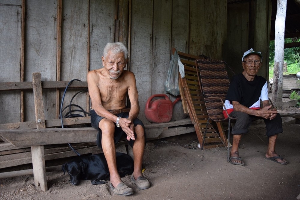Andr e Ablio moram h 20 anos sozinhos em comunidade rural em MT  Foto: TJ-MT/Assessoria