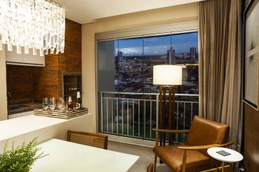 Em detalhe, um dos apartamentos � venda no 1� Festival Gerencial Construtora (divulga��o)