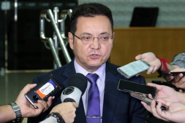 O presidente da Assembleia Legislativa, Eduardo Botelho, que presidiu a sesso