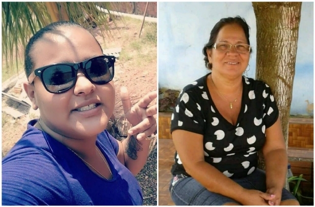 Raquel de Brito, 23, e Francisca Cabrera, de 52.
