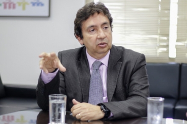 O desembargador Mrcio Vidal, que atuou como presidente do TRE nos ltimos dois anos