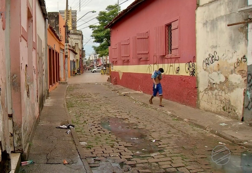 Ruas do Centro guardam a histria da capital  Foto: TVCA/Reproduo