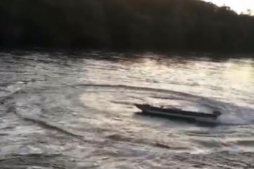 Acidente aconteceu entre duas embarcaes