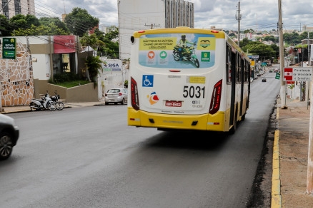 O transporte pblico vai funcionar apenas com 50% da frota em Cuiab e Vrzea Grande