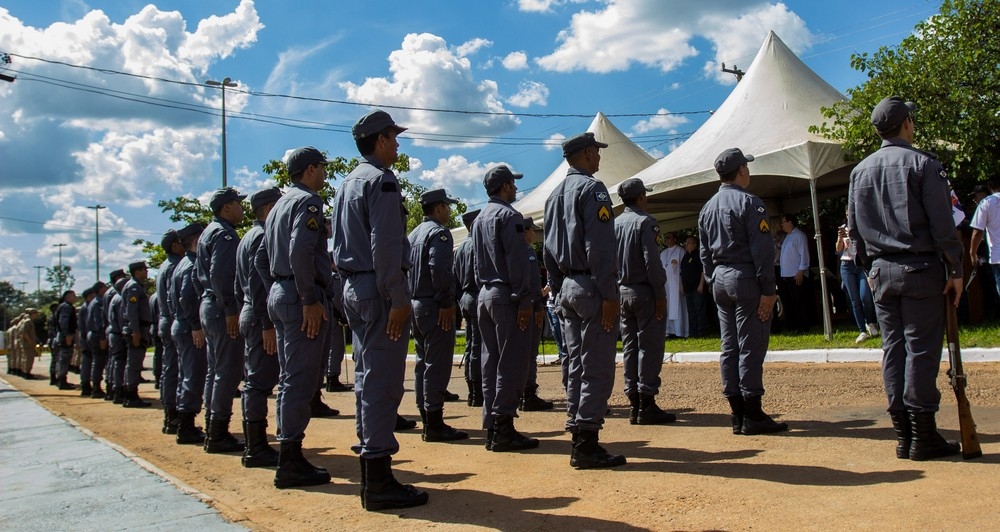 Policiais devem receber novos uniformes e acessrios  Foto: Haillyn Heiviny/Gcom-MT