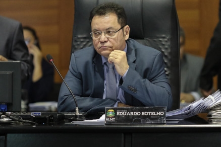 O presidente Eduardo Botelho: 