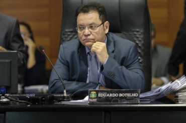 O presidente Eduardo Botelho: 