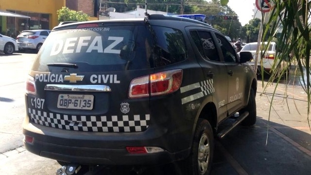 Operao  feita pela Delegacia Especializada em Crime Fazendrios e Contra a Administrao Pblica (Defaz).  Foto: Polcia Civil