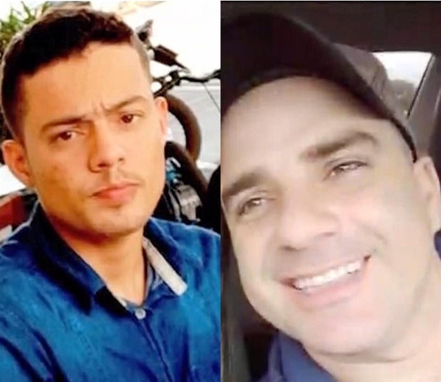 Eldes Fernando e Thiago Luiz foram mortos a tiros dentro da autoescola  Foto: TVCA/Reproduo