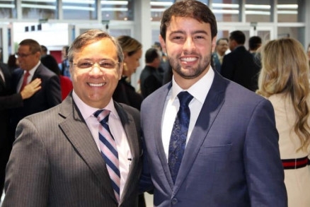O advogado Naime Marcio Martins Moraes e o deputado estadual Ulysses Moraes