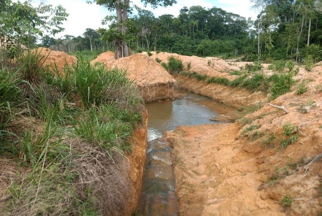 Operao descobre garimpo ilegal em Colder (MT)  Foto: Polcia Civil - MT