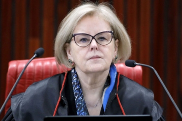 A presidente do TSE, ministra Rosa Weber: pedido indeferido