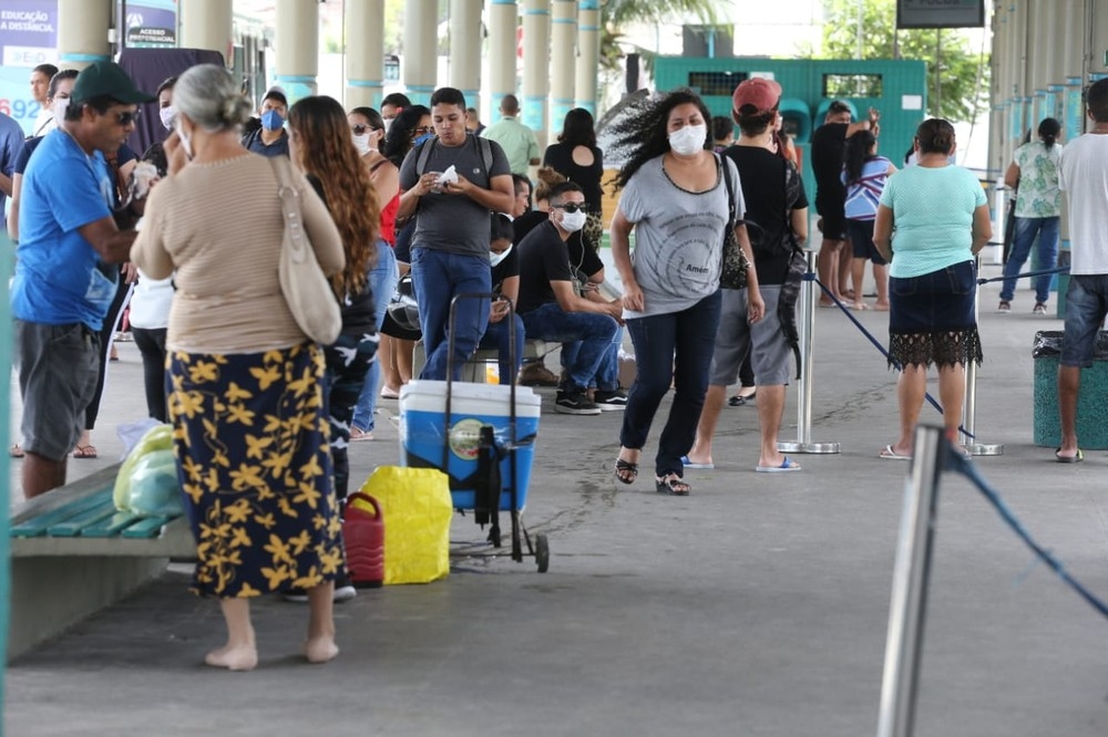 Justia determina medidas para evitar aglomeraes  Foto: Jos Leomar/SVM