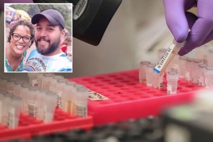 Fernanda Vieira com o irmo Marsel Vieira (no detalhe)