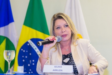 A senadora mato-grossense Selma Arruda (Podemos)