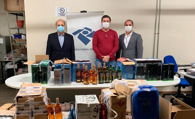 A doao  proveniente de apreenses realizadas durante aes diversas da secretaria.  Foto: Receita Federal