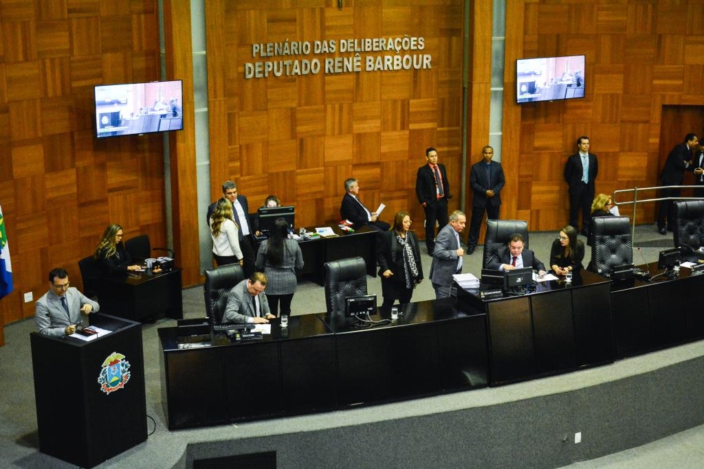 Sesses esto sendo feitas s quartas-feiras via videoconferncia durante perodo de isolamento em Assembleia Legislativa de MT  Foto: Reproduo