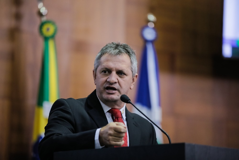 O deputado Dilmar Dal Bosco (DEM)  parte requerida no processo  Foto: Marcos Lopes/ALMT