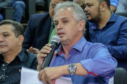 O prefeito de Juna, Antir Peruzzo, que testou positivo para Covid-19