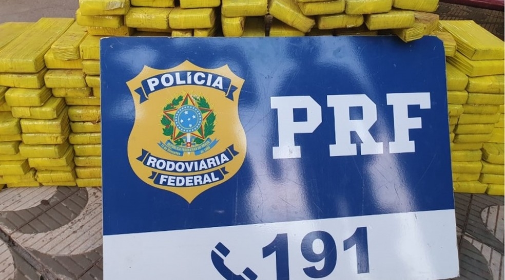Apreenso de maconha em Rondonpolis  Foto: PRF/MT