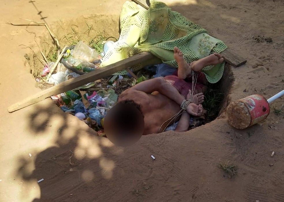 Morador foi torturado por 12 horas em Primavera do Leste e obrigado a beber gua sanitria  Foto: Polcia Civil de Mato Grosso